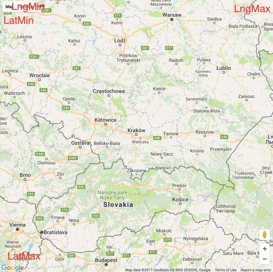 Screenshot presenting Google Map for Airbnb Map tutorial