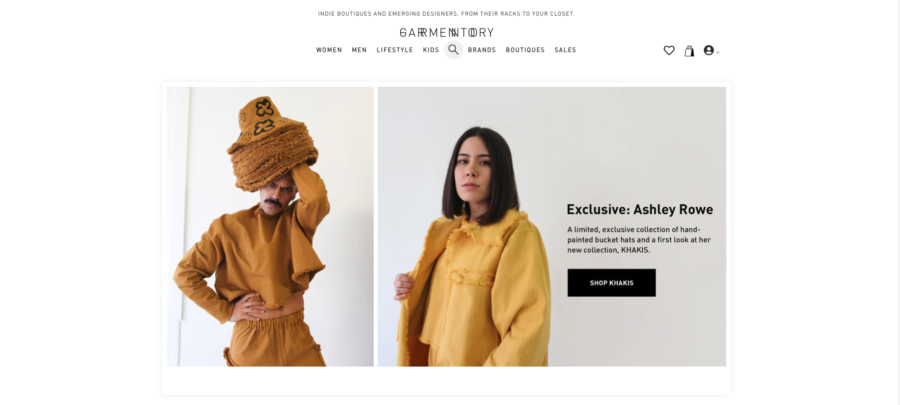 Garmentory website